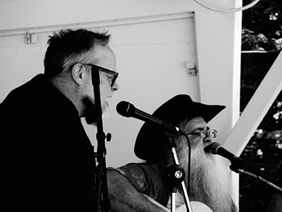 singing on stage in little falls